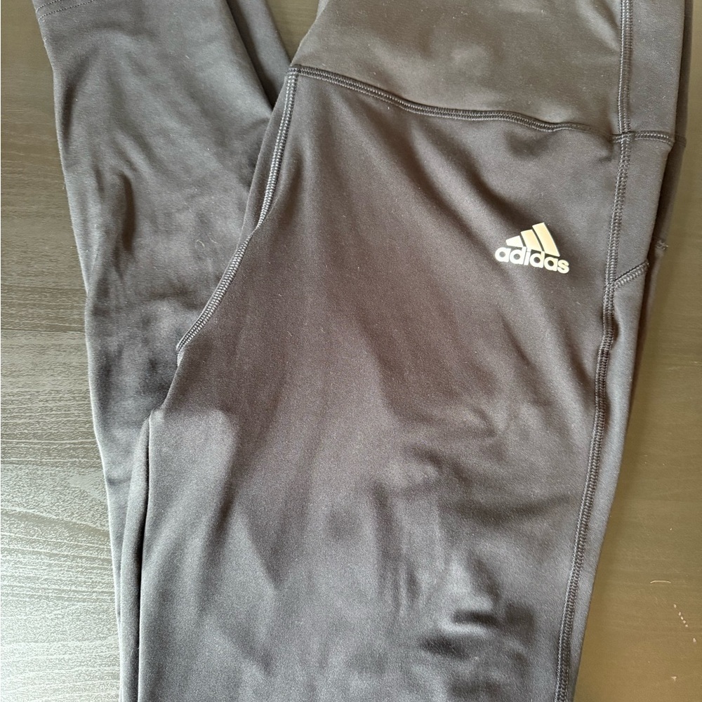 Adidas Aeroready Black Ankle Length Leggings Athletic Bottoms -XL